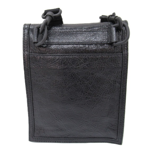 Balenciaga Black Bag Shoulder Lambskin Pouch Small - Picture 1 of 9